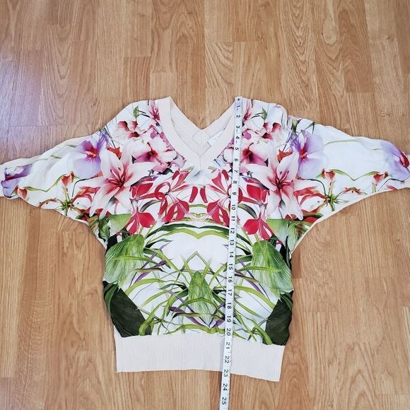 Ted Baker London Gotia Mirrored Tropics Sweater Sz 2 - Picture 10 of 13